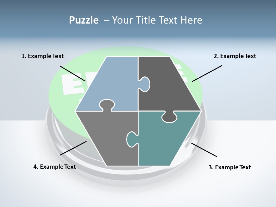 Adviser Economy Green PowerPoint Template