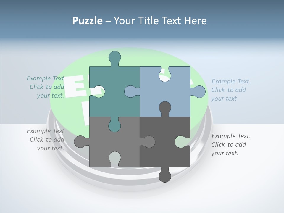 Adviser Economy Green PowerPoint Template