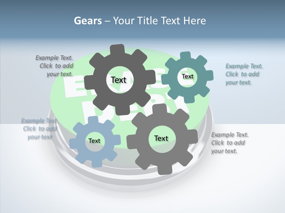 Adviser Economy Green PowerPoint Template