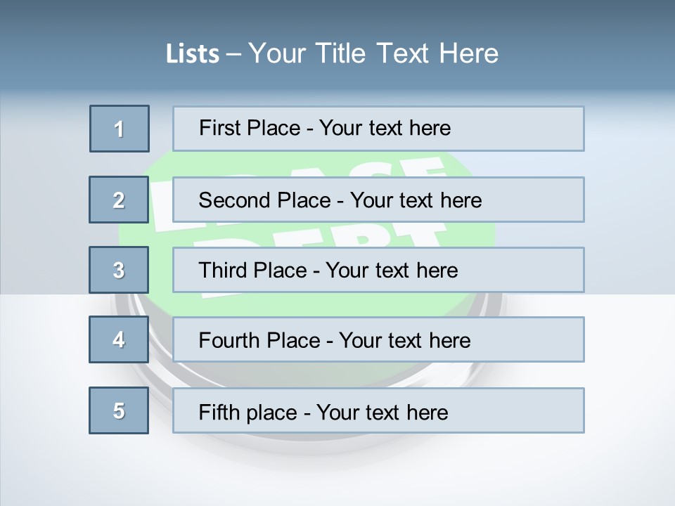 Adviser Economy Green PowerPoint Template