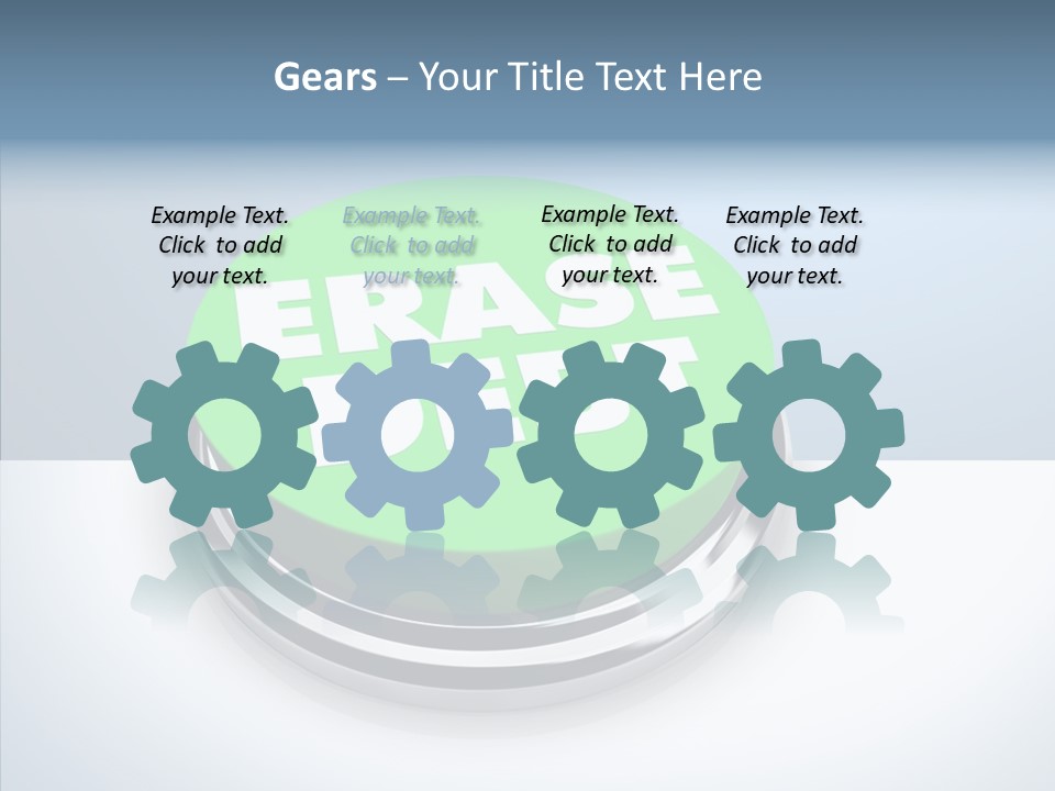 Adviser Economy Green PowerPoint Template