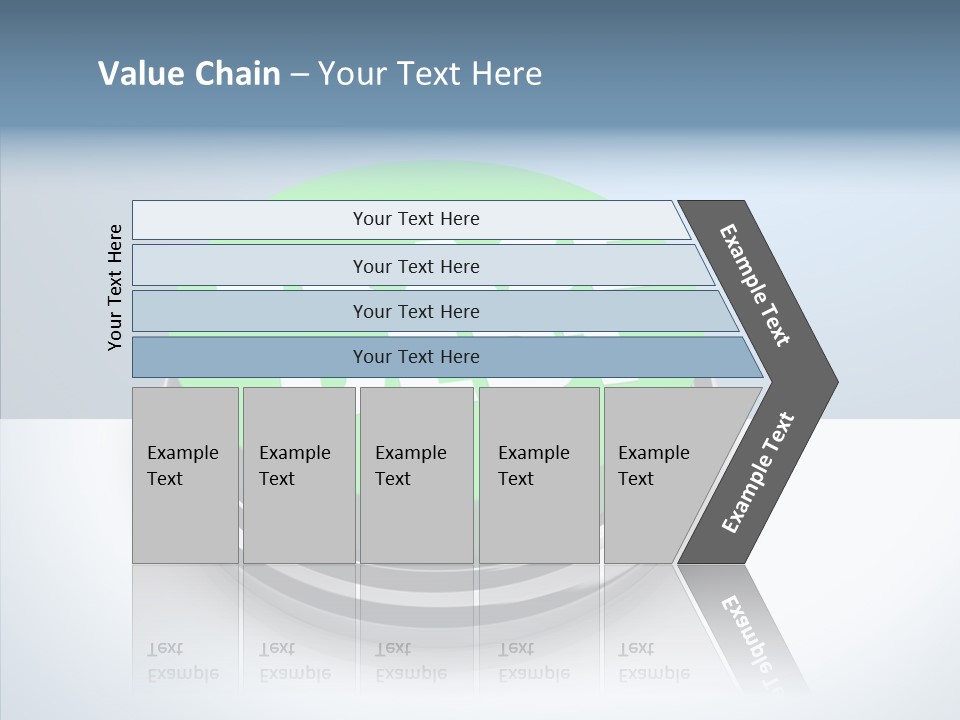 Adviser Economy Green PowerPoint Template