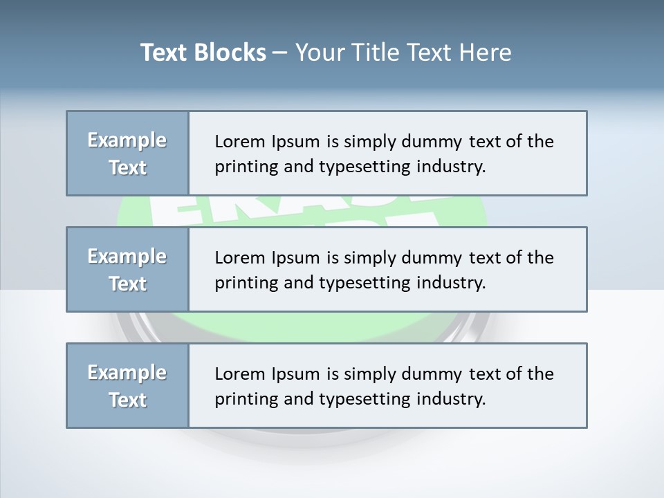 Adviser Economy Green PowerPoint Template