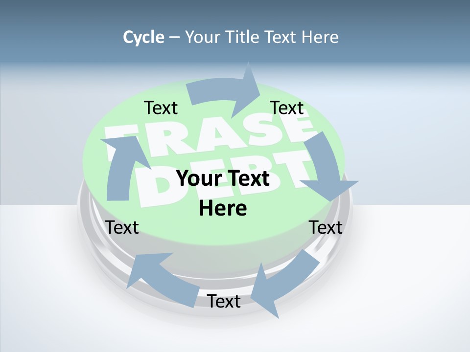 Adviser Economy Green PowerPoint Template