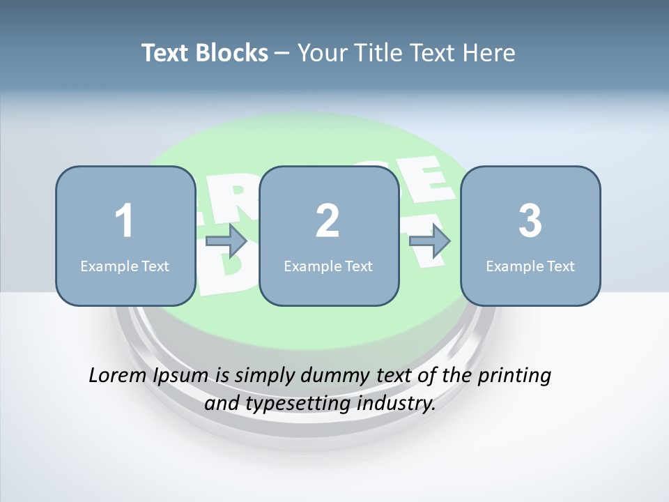 Adviser Economy Green PowerPoint Template