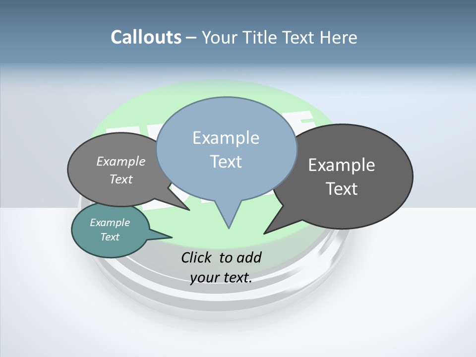 Adviser Economy Green PowerPoint Template