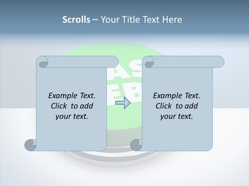 Adviser Economy Green PowerPoint Template