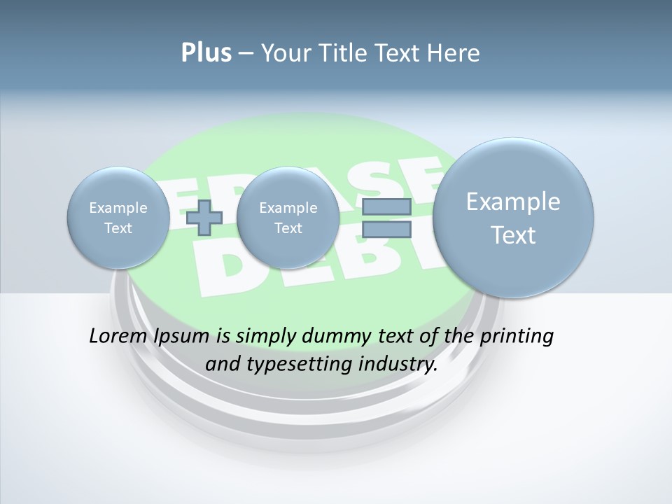 Adviser Economy Green PowerPoint Template