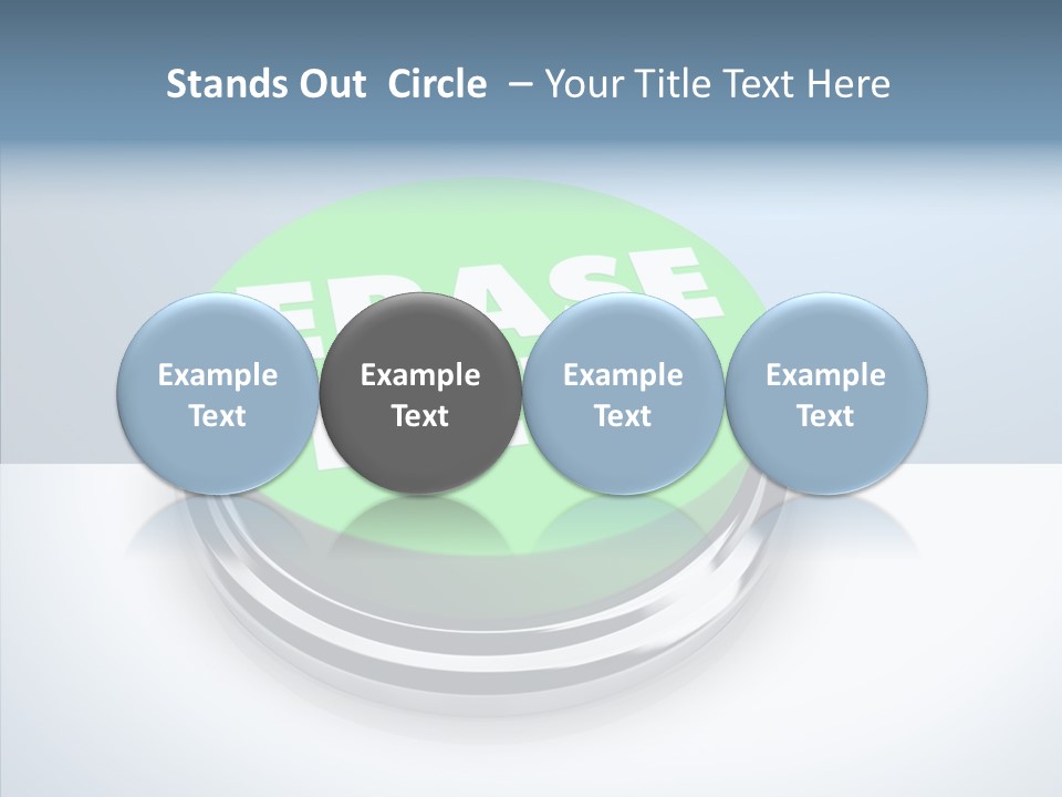 Adviser Economy Green PowerPoint Template