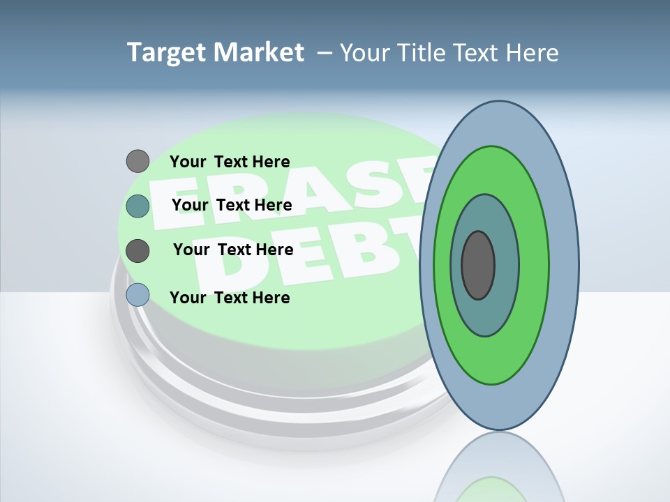 Adviser Economy Green PowerPoint Template