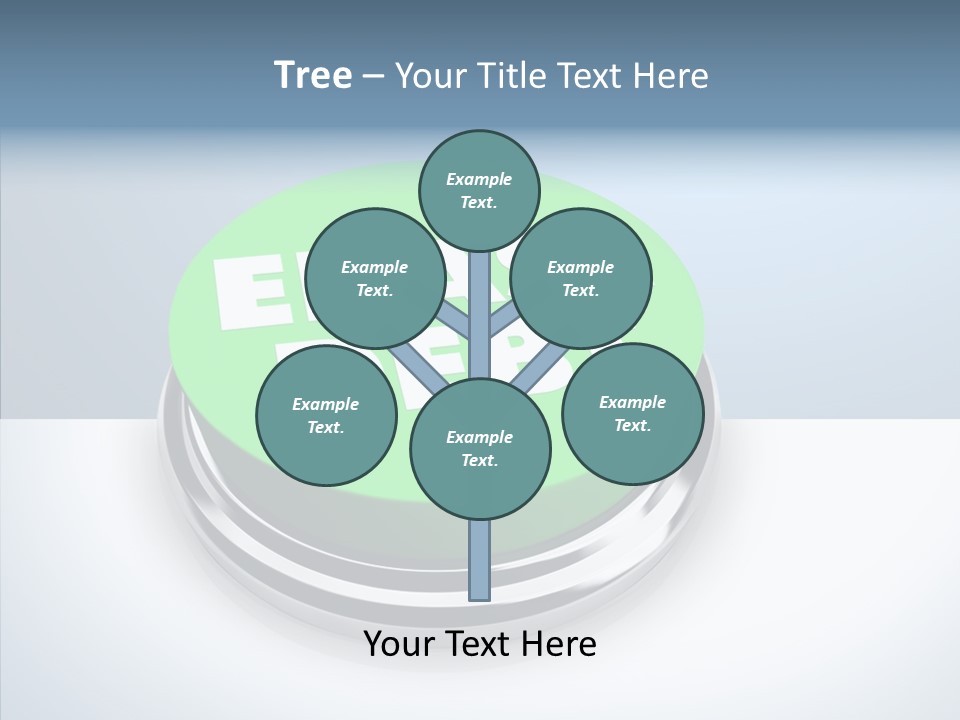 Adviser Economy Green PowerPoint Template