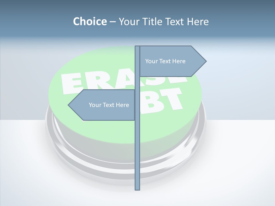 Adviser Economy Green PowerPoint Template