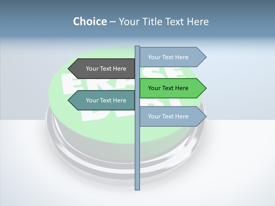 Adviser Economy Green PowerPoint Template
