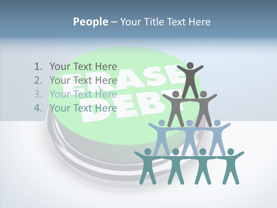 Adviser Economy Green PowerPoint Template