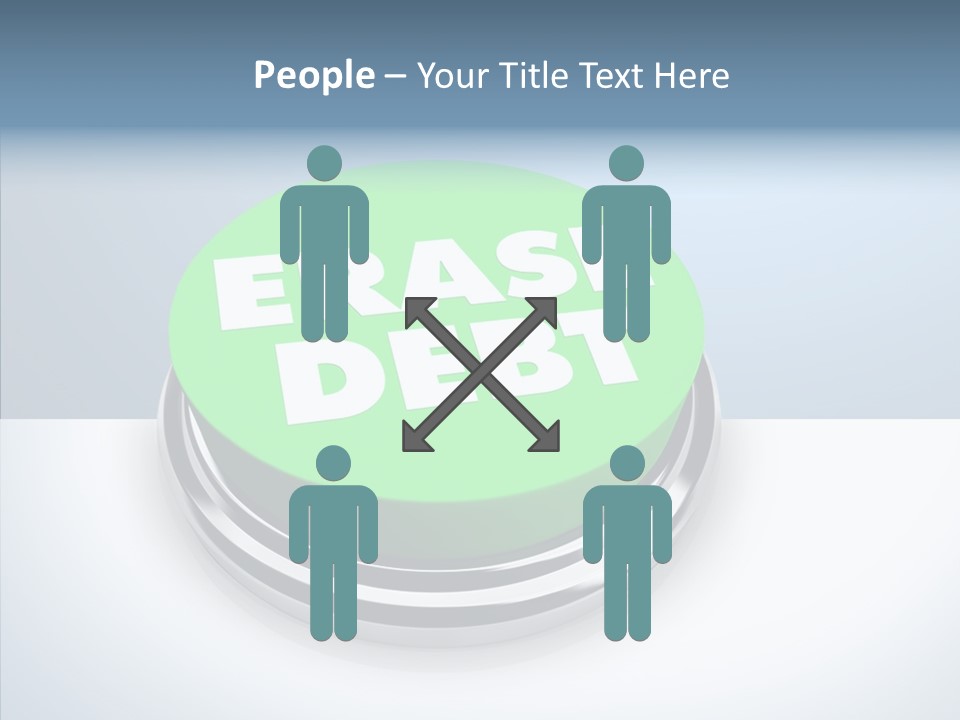 Adviser Economy Green PowerPoint Template