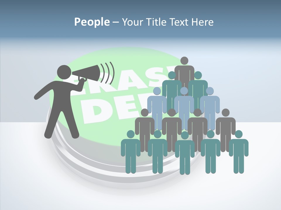 Adviser Economy Green PowerPoint Template