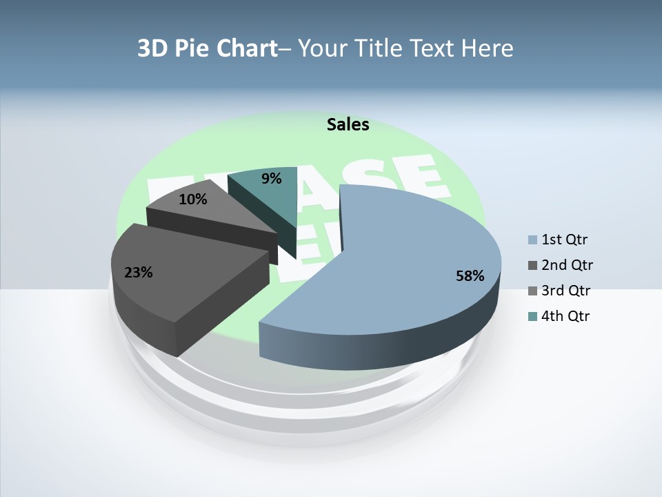 Adviser Economy Green PowerPoint Template