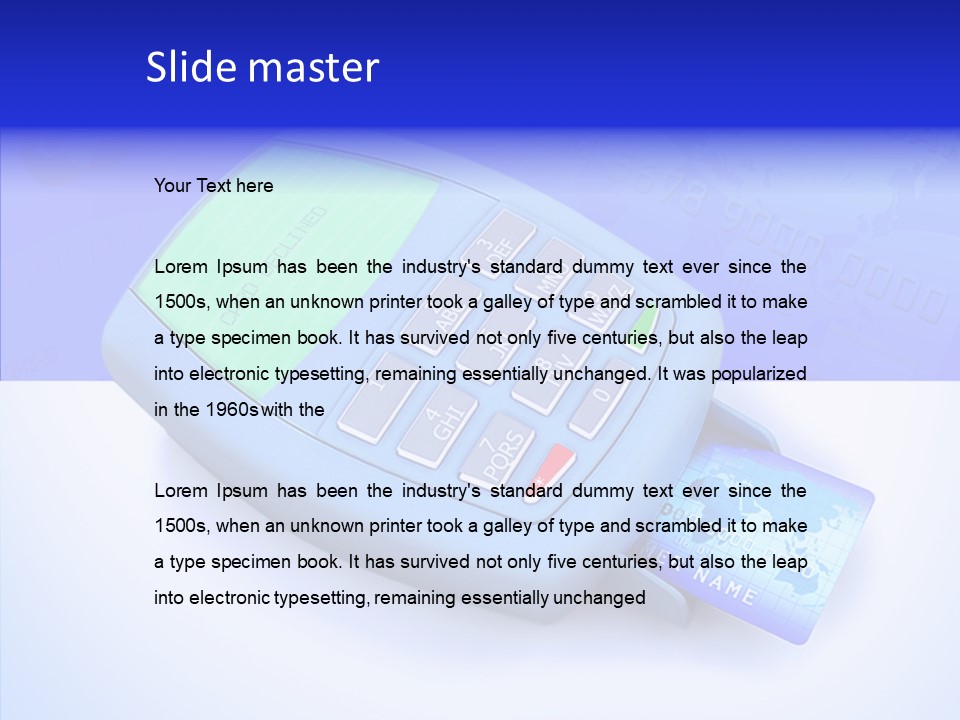 Consumer Money Businessman PowerPoint Template