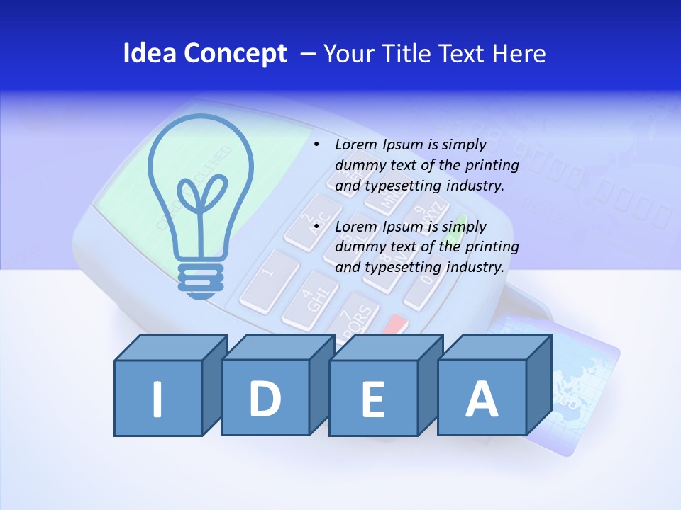 Consumer Money Businessman PowerPoint Template