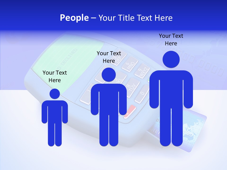 Consumer Money Businessman PowerPoint Template