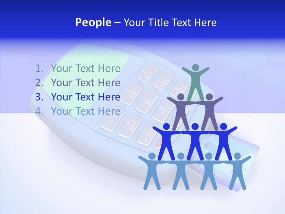 Consumer Money Businessman PowerPoint Template