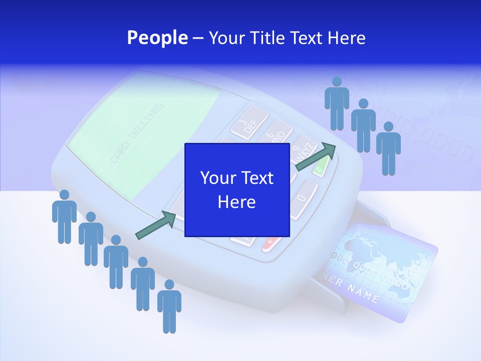 Consumer Money Businessman PowerPoint Template