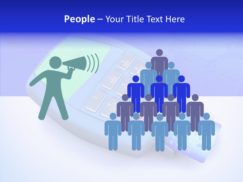 Consumer Money Businessman PowerPoint Template