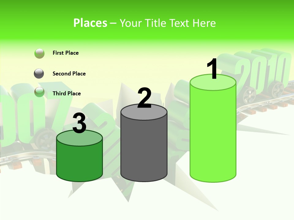 Rail Break Wreckage PowerPoint Template