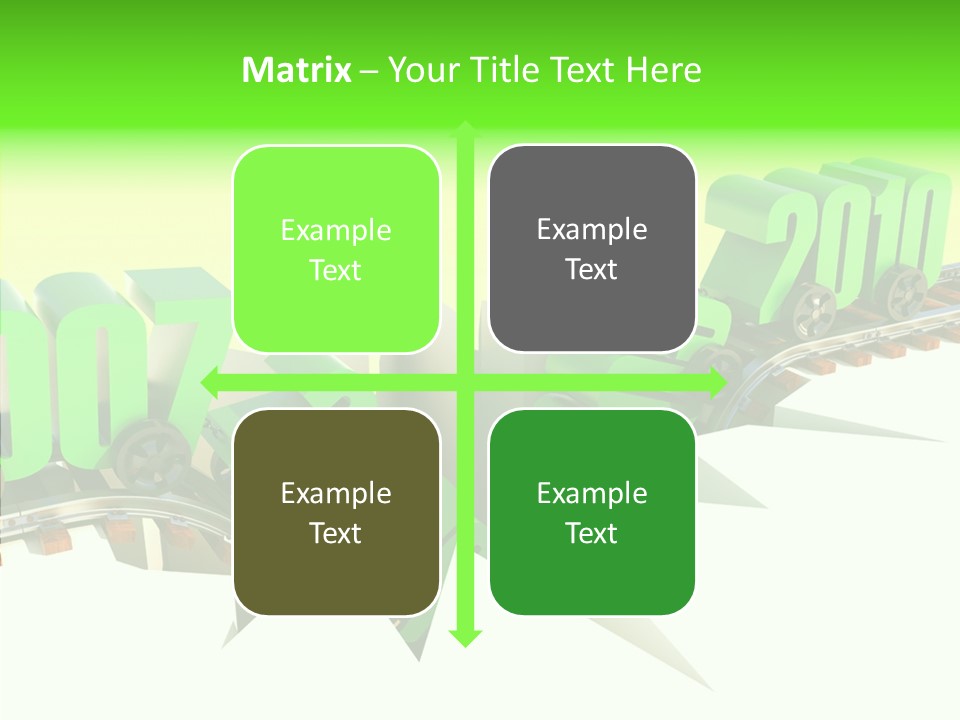 Rail Break Wreckage PowerPoint Template