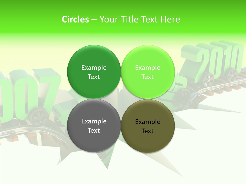 Rail Break Wreckage PowerPoint Template