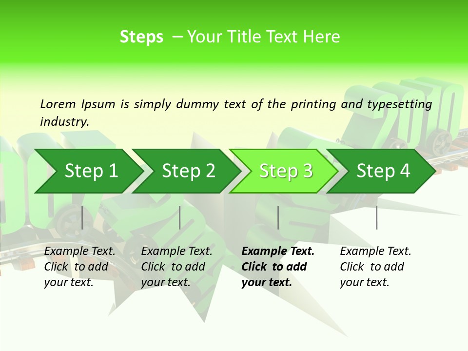 Rail Break Wreckage PowerPoint Template