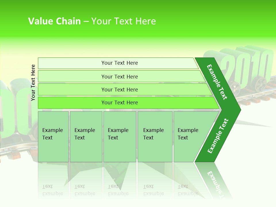 Rail Break Wreckage PowerPoint Template
