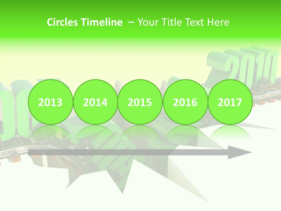 Rail Break Wreckage PowerPoint Template