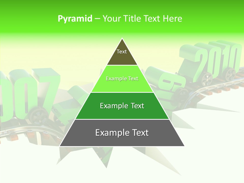 Rail Break Wreckage PowerPoint Template