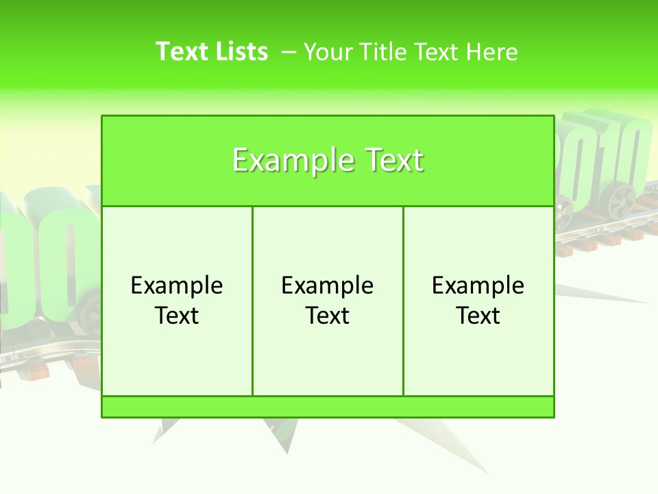 Rail Break Wreckage PowerPoint Template