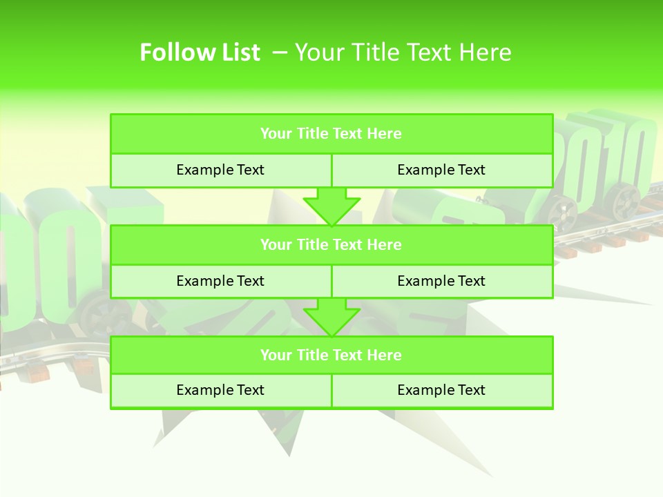 Rail Break Wreckage PowerPoint Template
