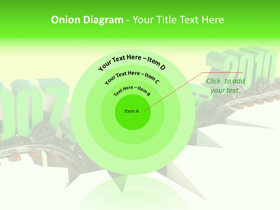 Rail Break Wreckage PowerPoint Template