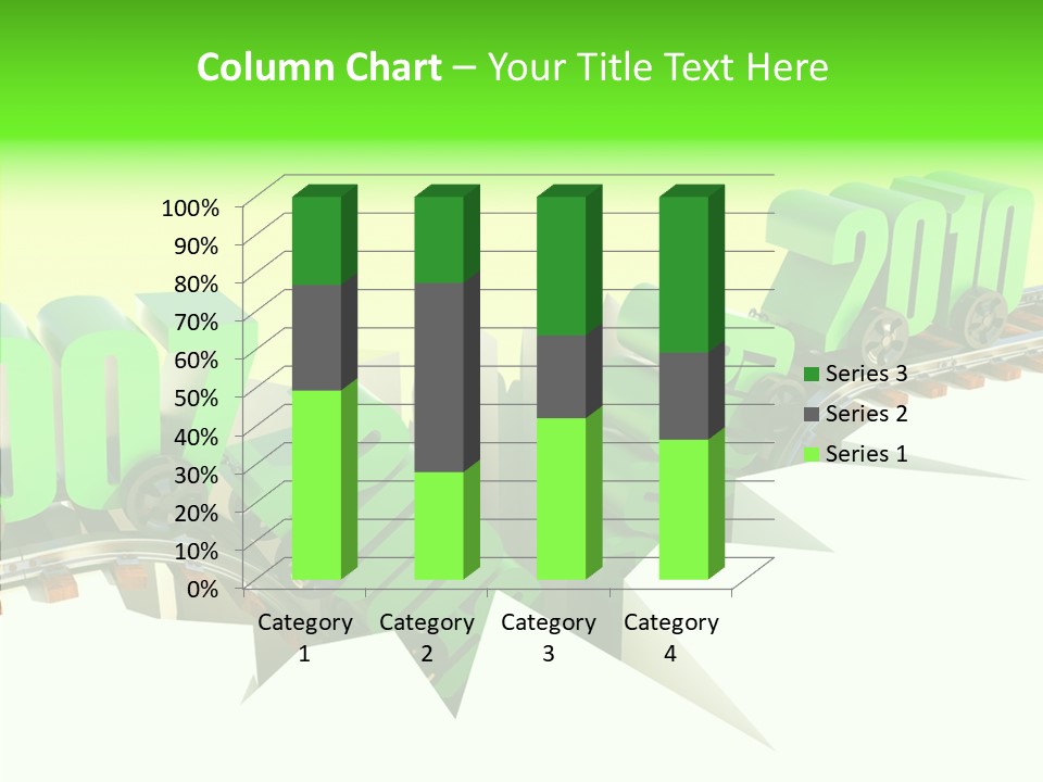 Rail Break Wreckage PowerPoint Template