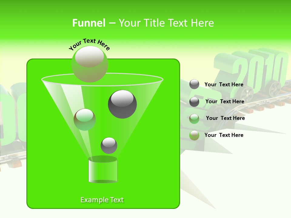 Rail Break Wreckage PowerPoint Template
