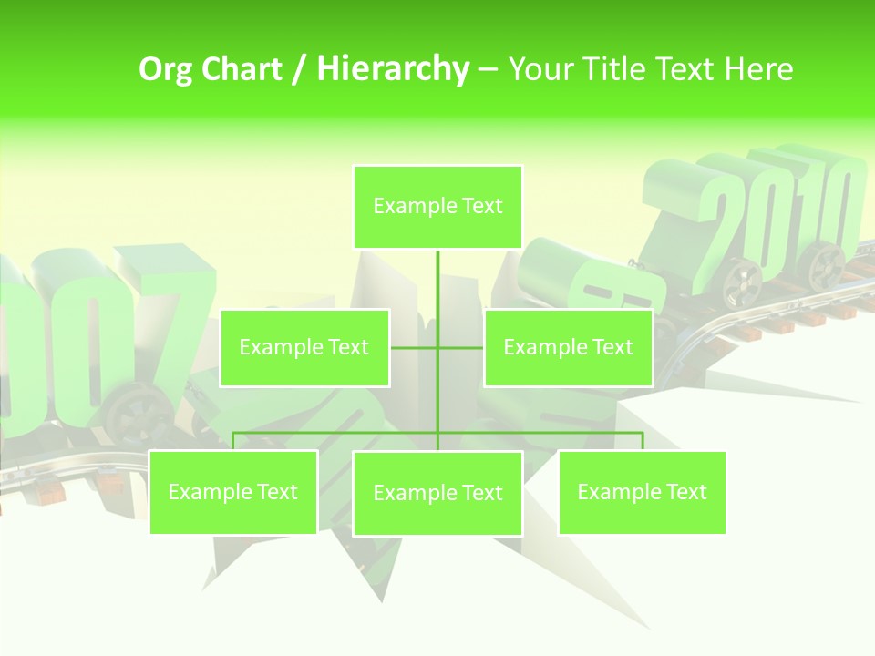 Rail Break Wreckage PowerPoint Template