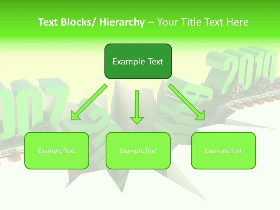 Rail Break Wreckage PowerPoint Template