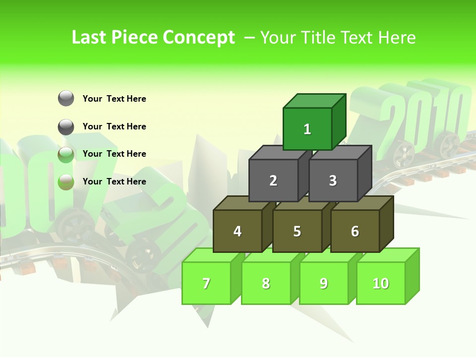 Rail Break Wreckage PowerPoint Template