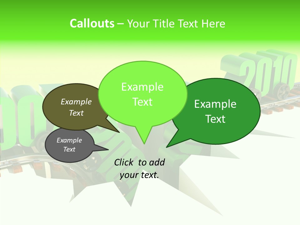 Rail Break Wreckage PowerPoint Template