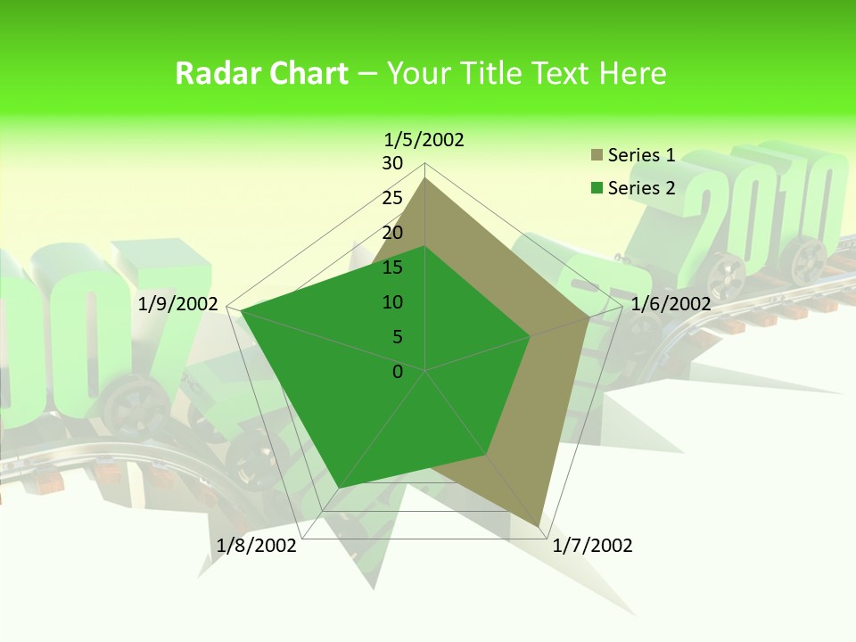 Rail Break Wreckage PowerPoint Template
