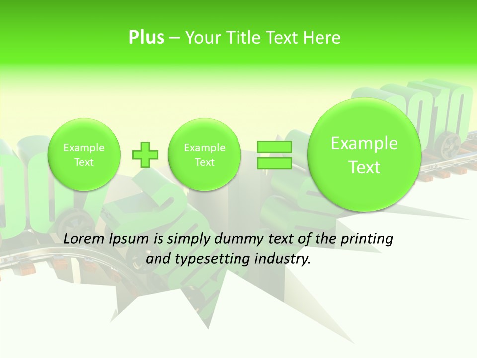 Rail Break Wreckage PowerPoint Template