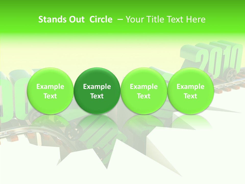 Rail Break Wreckage PowerPoint Template