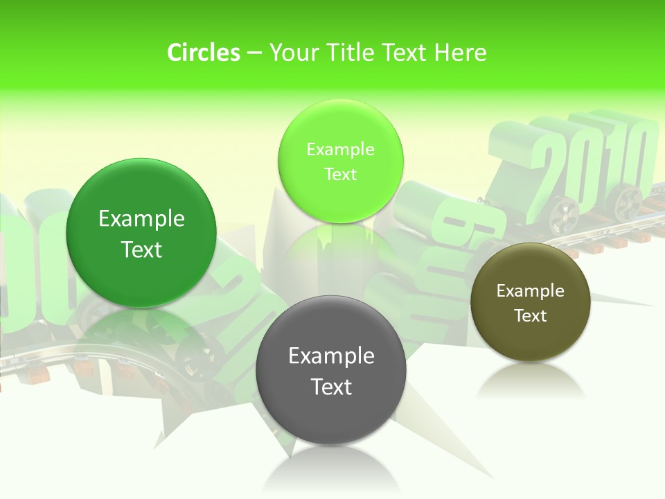 Rail Break Wreckage PowerPoint Template