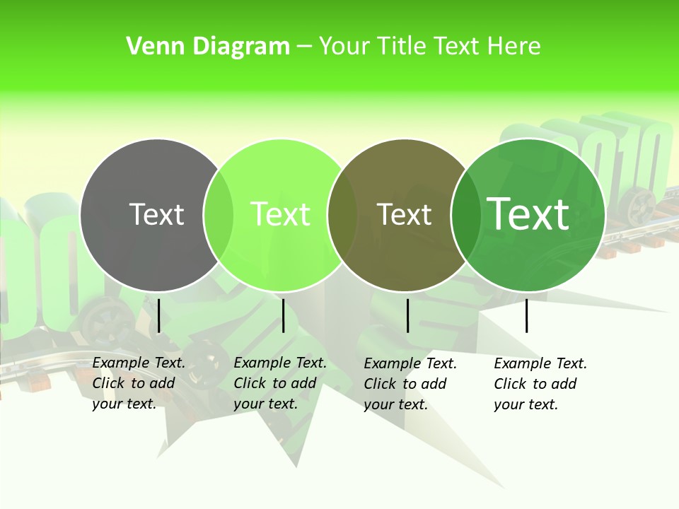 Rail Break Wreckage PowerPoint Template