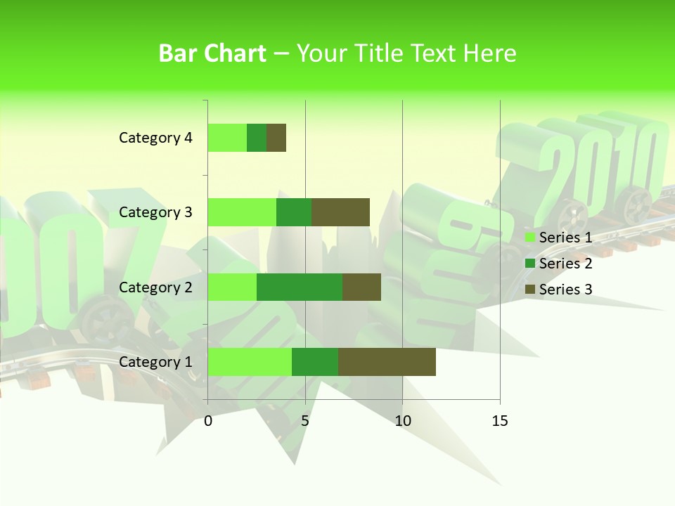 Rail Break Wreckage PowerPoint Template