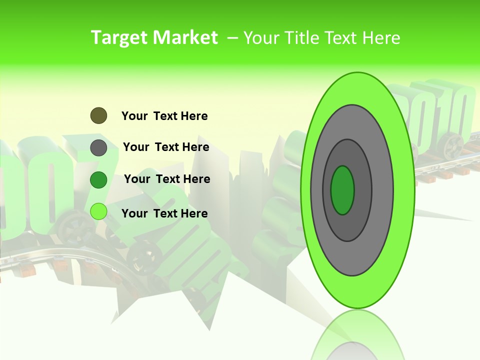 Rail Break Wreckage PowerPoint Template